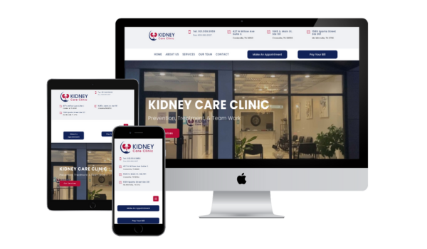 The Kidney Care Clinic Website design